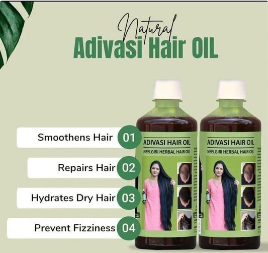 Adivasi Herbal Hair Growth Oil – Pack of 2